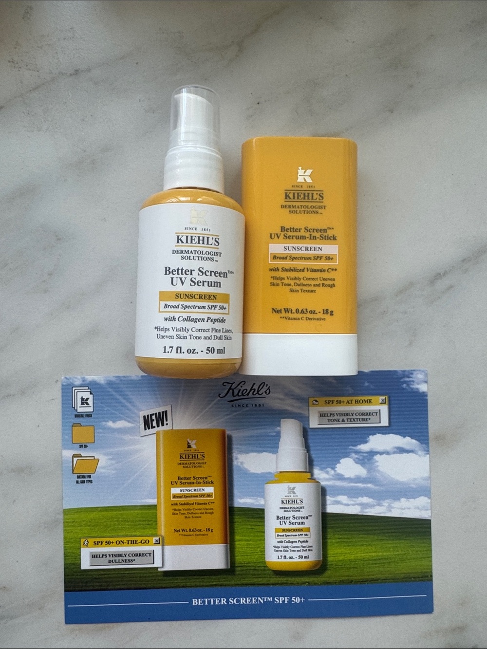 Kiehl's Better Screen™ SPF 50+ UV Serum Stick & Serum gift set